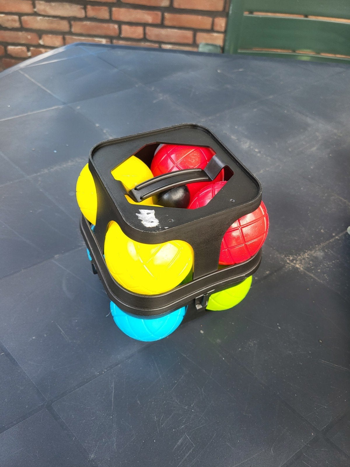 Set kinder jeu de boules ballen, Ophalen