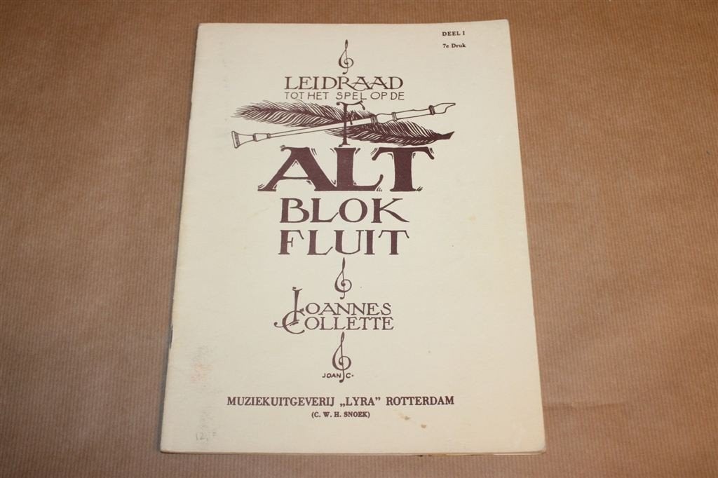 Leidraad tot het spel op de Alt Blokfluit, Boeken, Ophalen of Verzenden, Zo goed als nieuw, Artiest