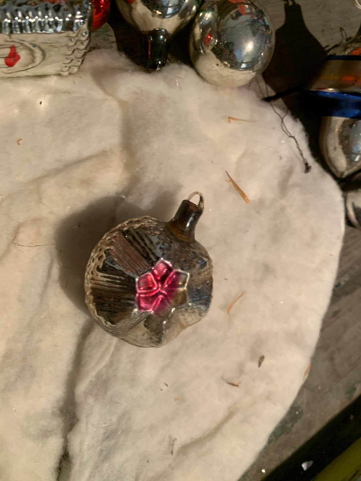 Kerst reflector bal glazen oogje ajeko, Diversen, T, Ophalen of Verzenden, Zo goed als nieuw, N