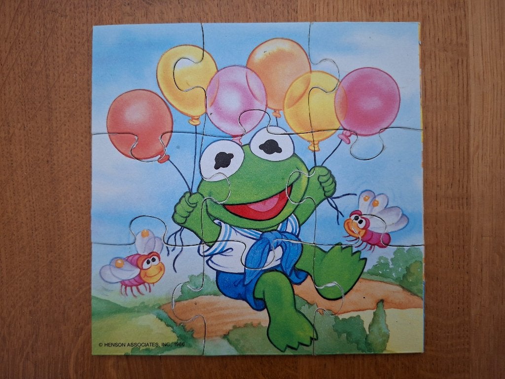 Puzzel - Muppet Babies., 2 tot 4 jaar, Gebruikt, 10 tot 50 stukjes, Ophalen of Verzenden