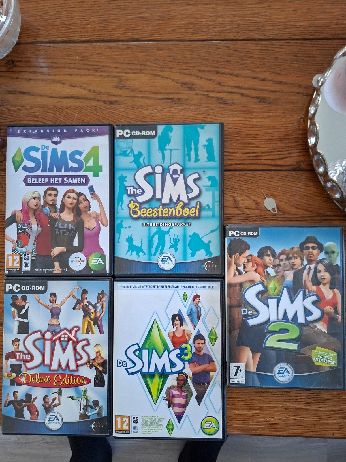 De Sims PC CD-ROM Spellen Collectie (5 stuks), Ophalen, Gebruikt, 1 speler, Eén computer