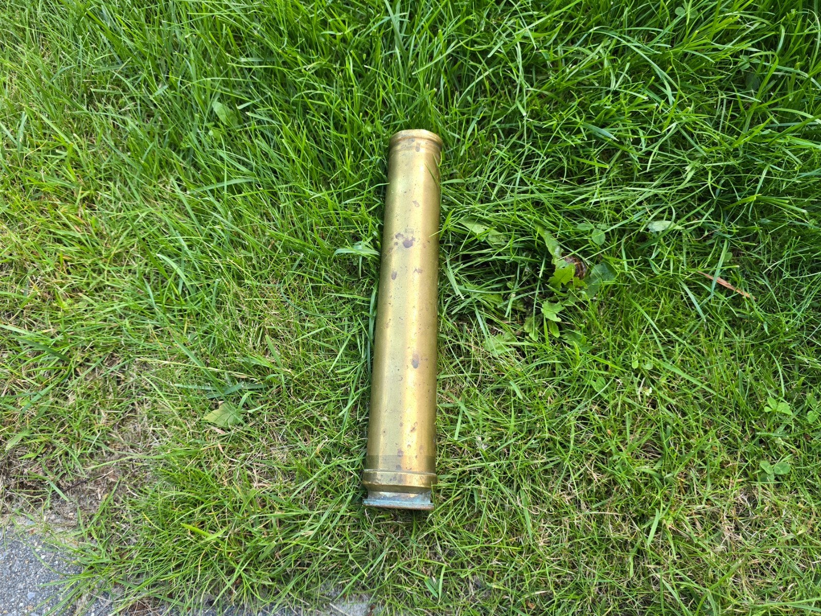 Duitse ww2 3.7 flak huls oklaar/leeg, Ophalen of Verzenden, Luchtmacht, Hulzen of Bodemvondsten