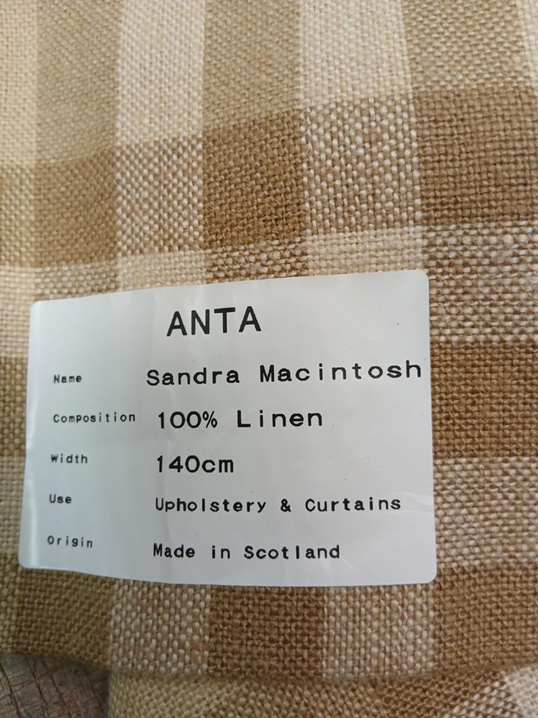 Coupon linnen stof van Anta Weaves, 120 cm of meer, Nieuw, Ophalen of Verzenden, Linnen
