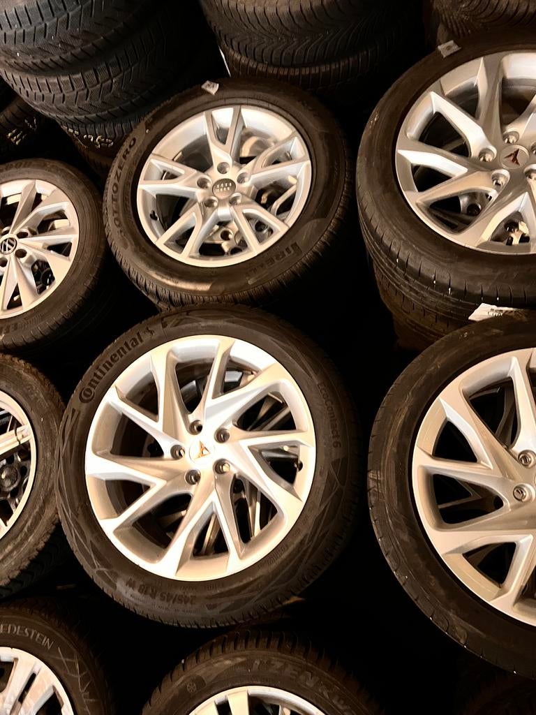 Partij velgen met banden 50 sets VW AUDI MERCEDES CUPRA SEAT, Ophalen, Banden en Velgen, 17 inch, Winterbanden