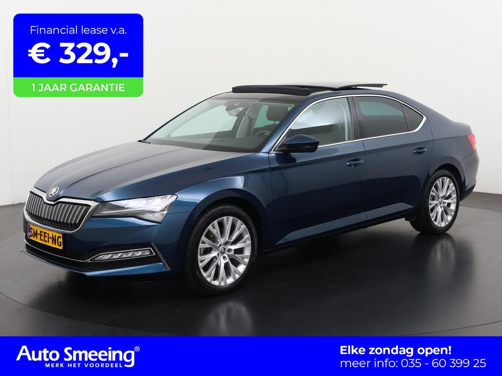 Skoda Superb 1.4 TSI iV Ambition | Trekhaak | Schuifdak | Zo, Auto's, Skoda, Bedrijf, Te koop, Superb, ABS, Achteruitrijcamera