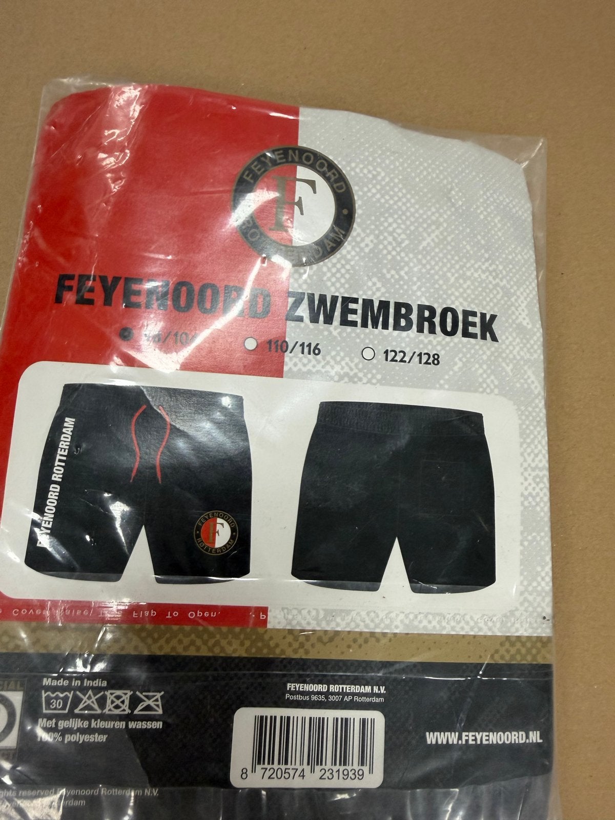 Feyenoord Zwembroek - Maat 98/104 - Nieuw, Ophalen of Verzenden, Nieuw, Jongetje, Zwembroek
