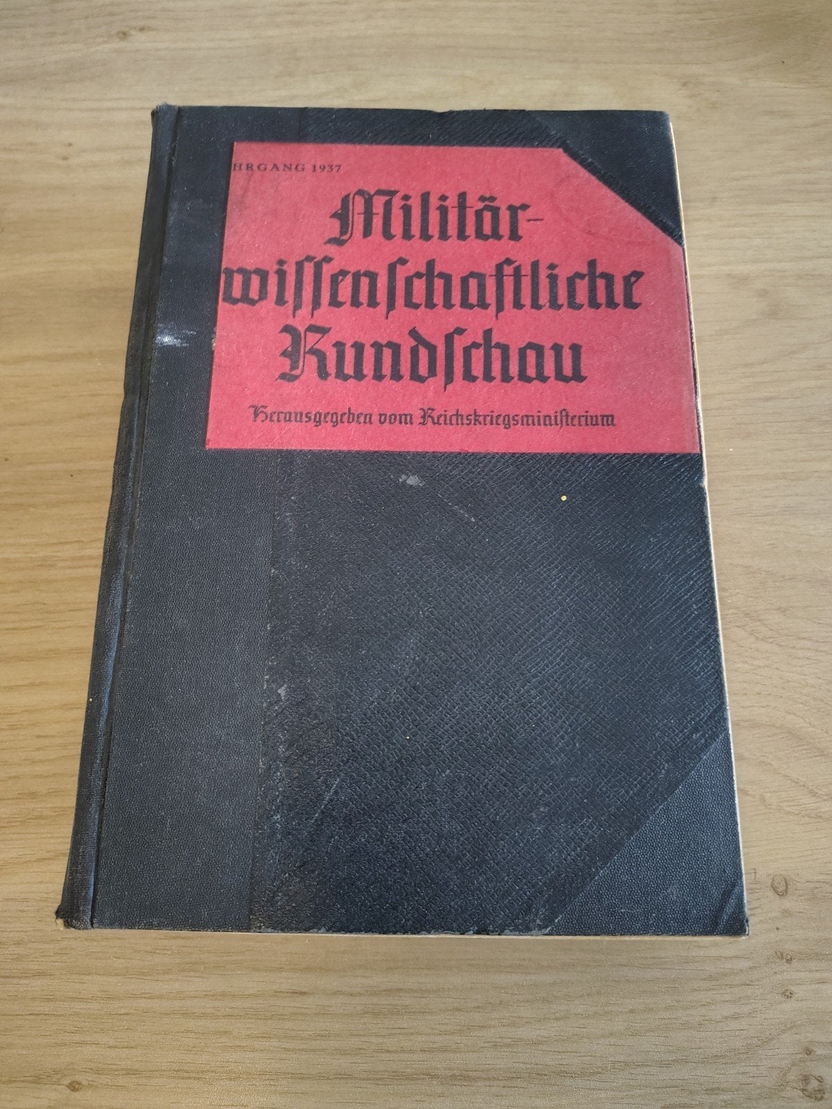 Militärwissenschaftliche Rundschau,  1937, Ophalen of Verzenden, Nederland