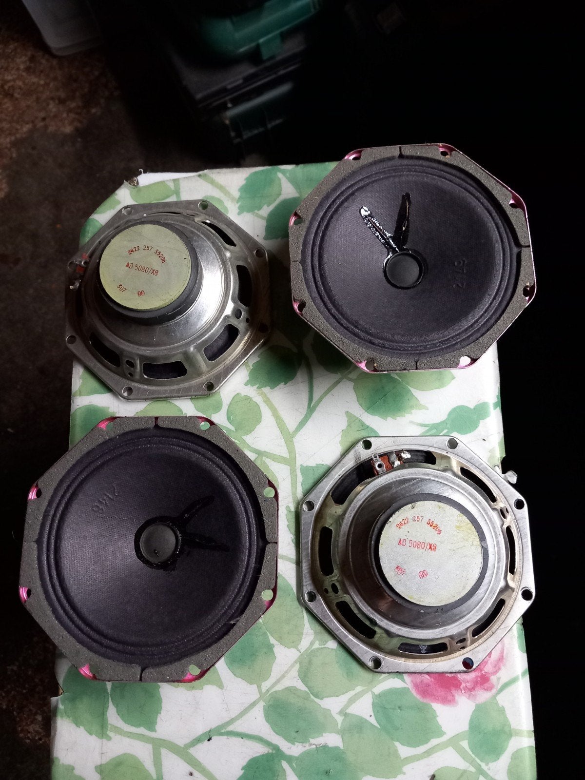 4 mid toners Philips AD 5080 / x8 luidsprekers aangeboden, Ophalen of Verzenden, Minder dan 60 watt, Philips
