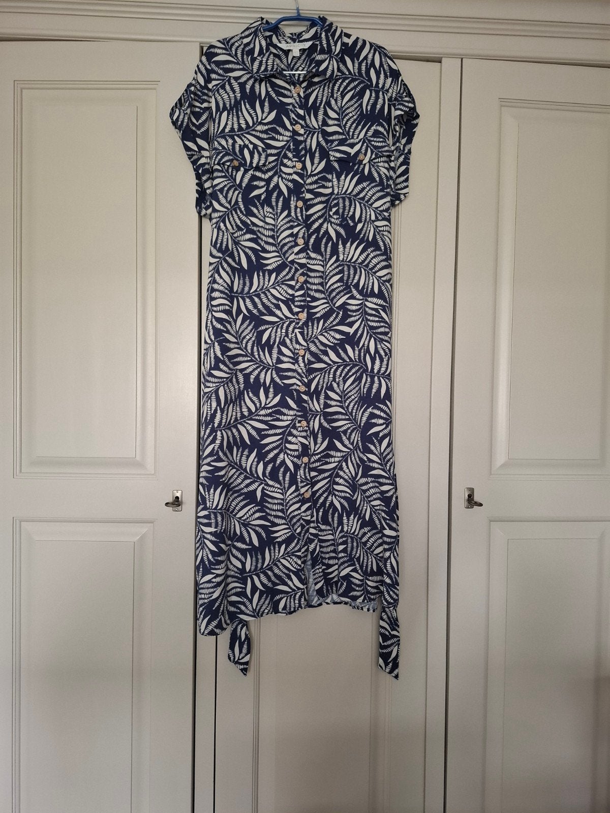 Zomerjurk 'apricot', Blauw, Maat 46/48 (XL) of groter, Nieuw, Ophalen of Verzenden