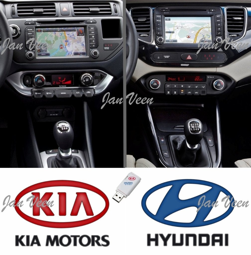 Kia Hyundai Europa 2026 GEN1 Navigatie Update incl USB-stick, Computers en Software, Ophalen of Verzenden, Nieuw, Heel Europa