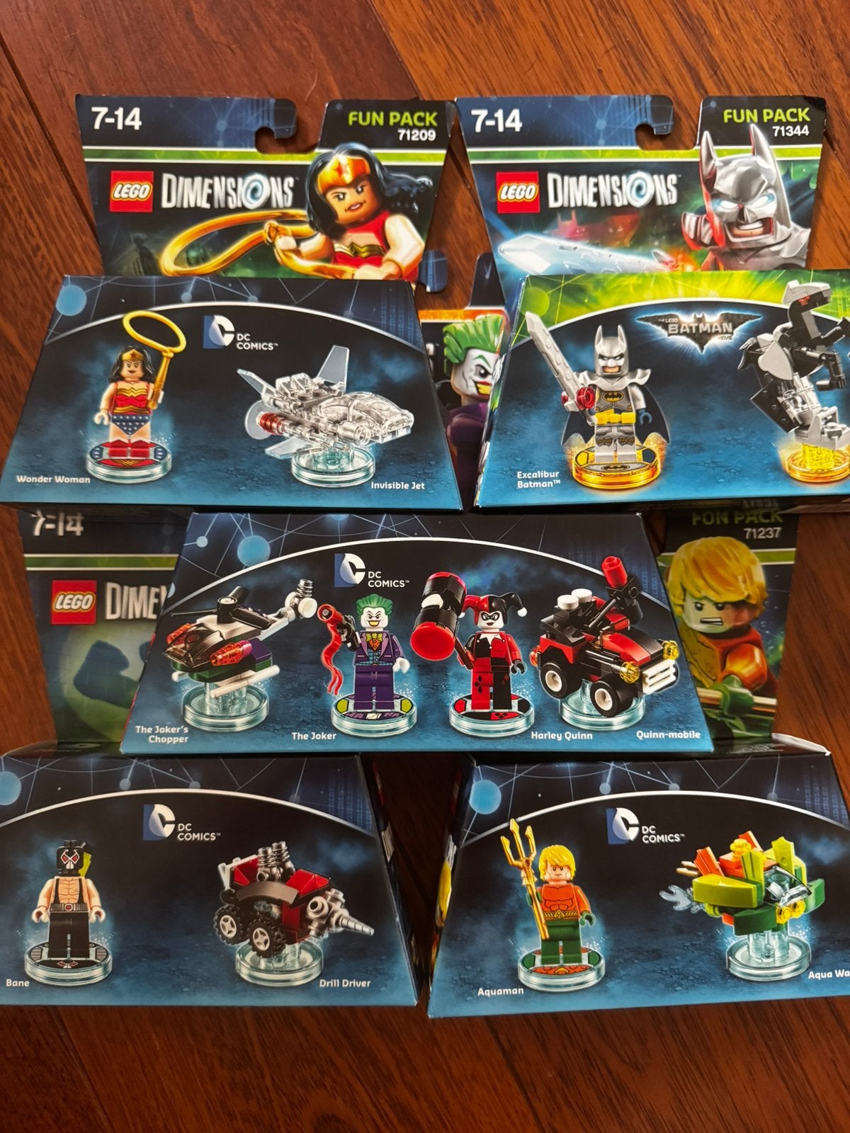 LEGO Dimensions DC Comics: Wonder Woman Joker Harley Quinn, Ophalen of Verzenden, Zo goed als nieuw, Avontuur en Actie, Vanaf 7 jaar