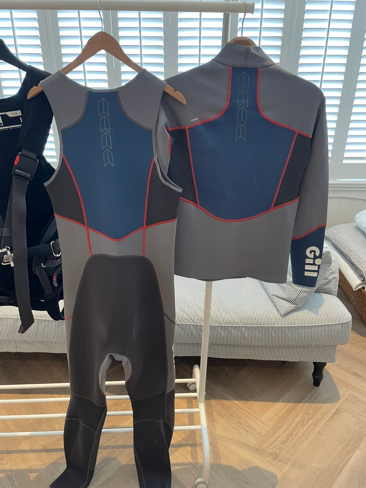 Wetsuit 2 delig heren maat L, merk Gill. Long john met top!, Ophalen of Verzenden, Zo goed als nieuw, Heer, Wetsuit
