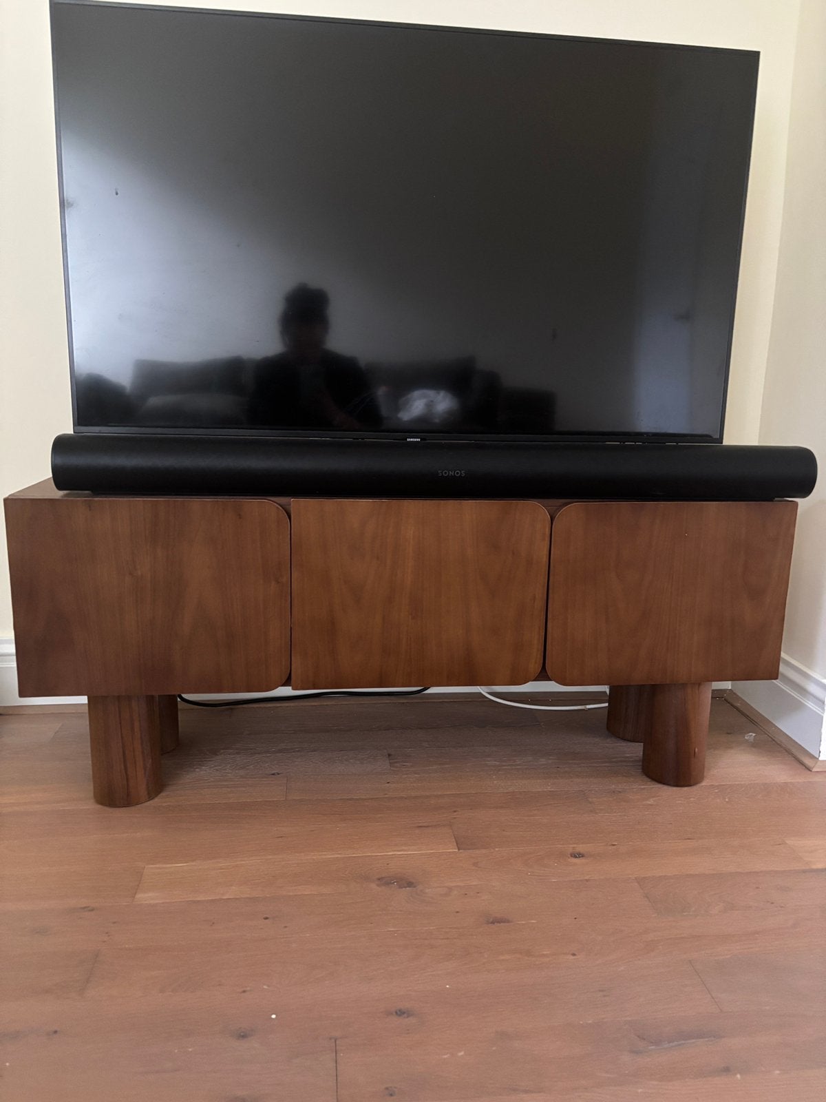 Tv meubel - kwantum, Huis en Inrichting, Ophalen, 100 tot 150 cm, Zo goed als nieuw, Minder dan 100 cm