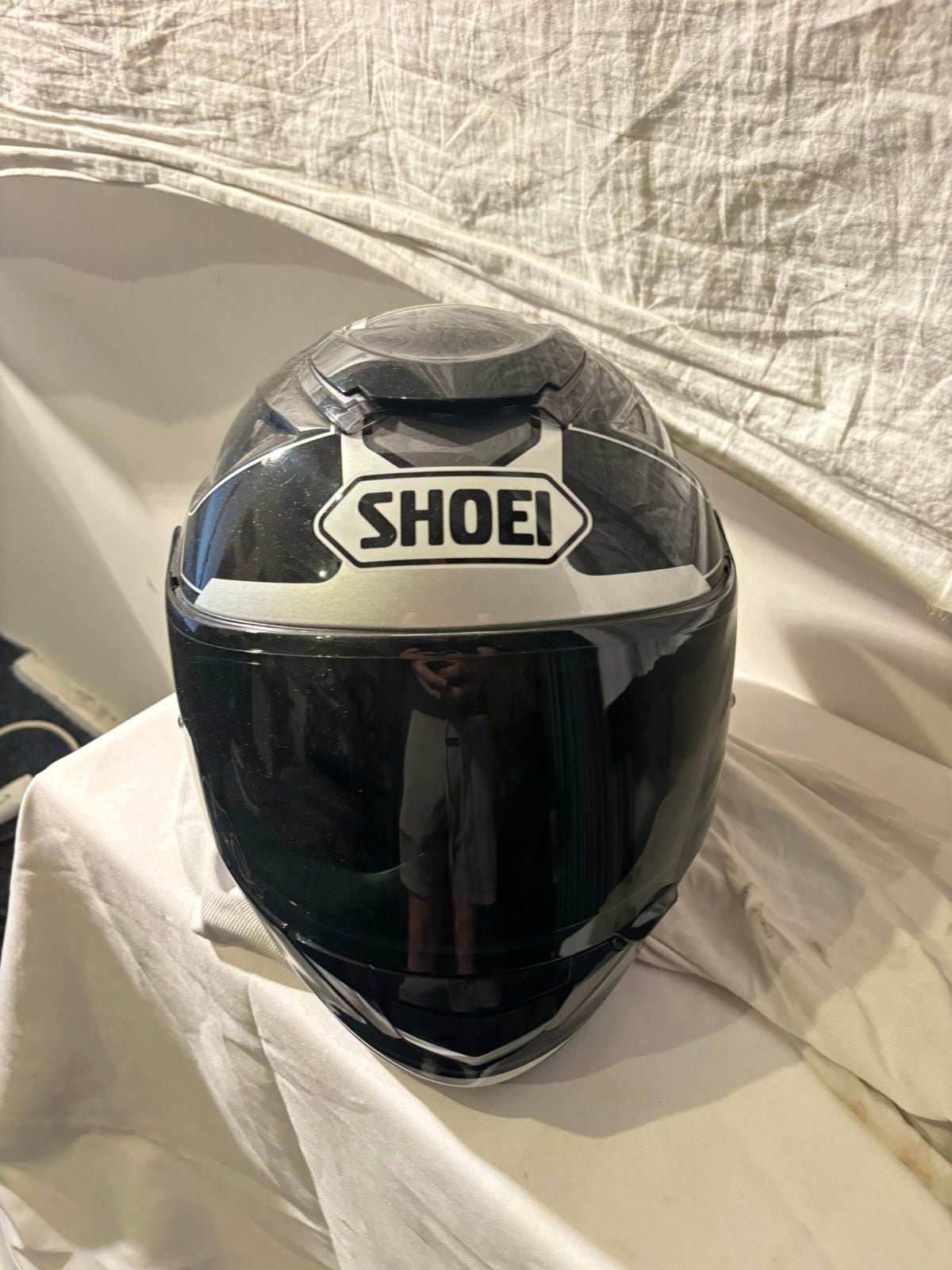 Shoei GT AIR helm zo goed als nieuw, Ophalen, Tweedehands, Integraalhelm, Shoei