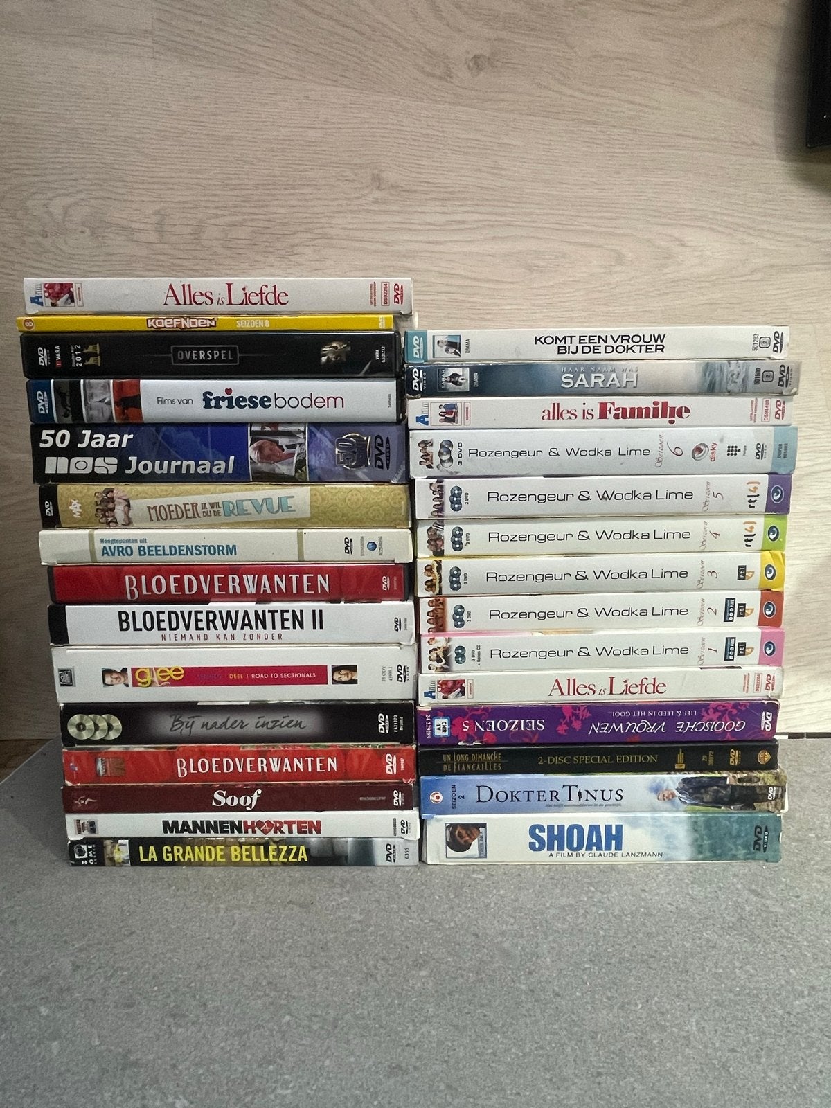 Grote collectie Nederlandse films en series op DVD, Cd's en Dvd's, Dvd's | Nederlandstalig, Gebruikt, Drama, Ophalen of Verzenden