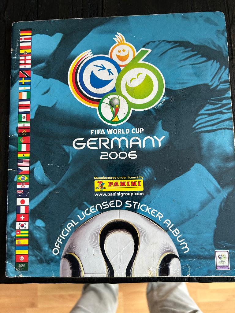 Panini voetbal stickeralbum wk 2006 germany niet compleet, Ophalen of Verzenden, Gebruikt, Meerdere stickers
