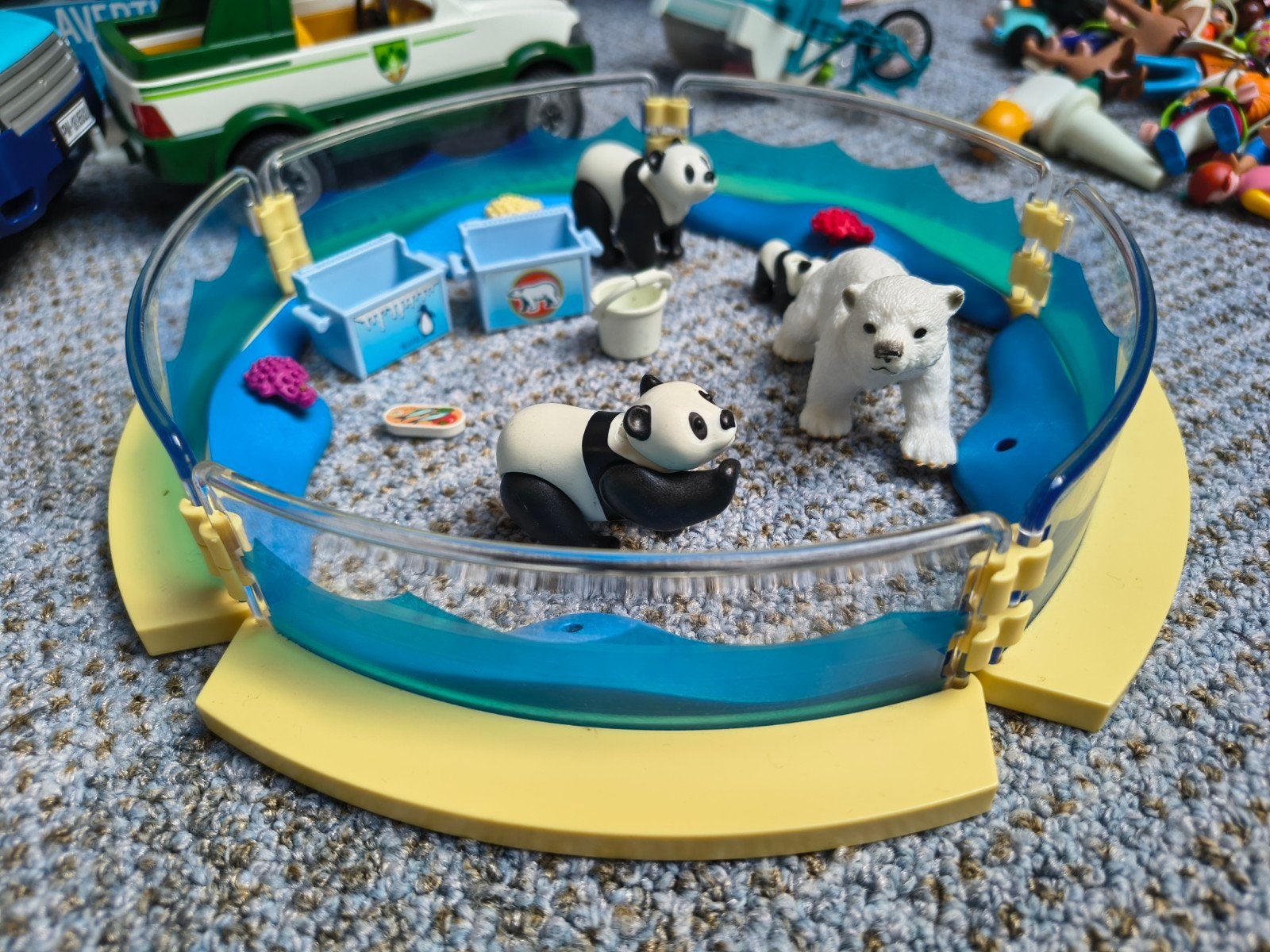 Playmobil Panda en IJsbeer Verblijf met Accessoires, Ophalen of Verzenden, Gebruikt, Jongen of Meisje