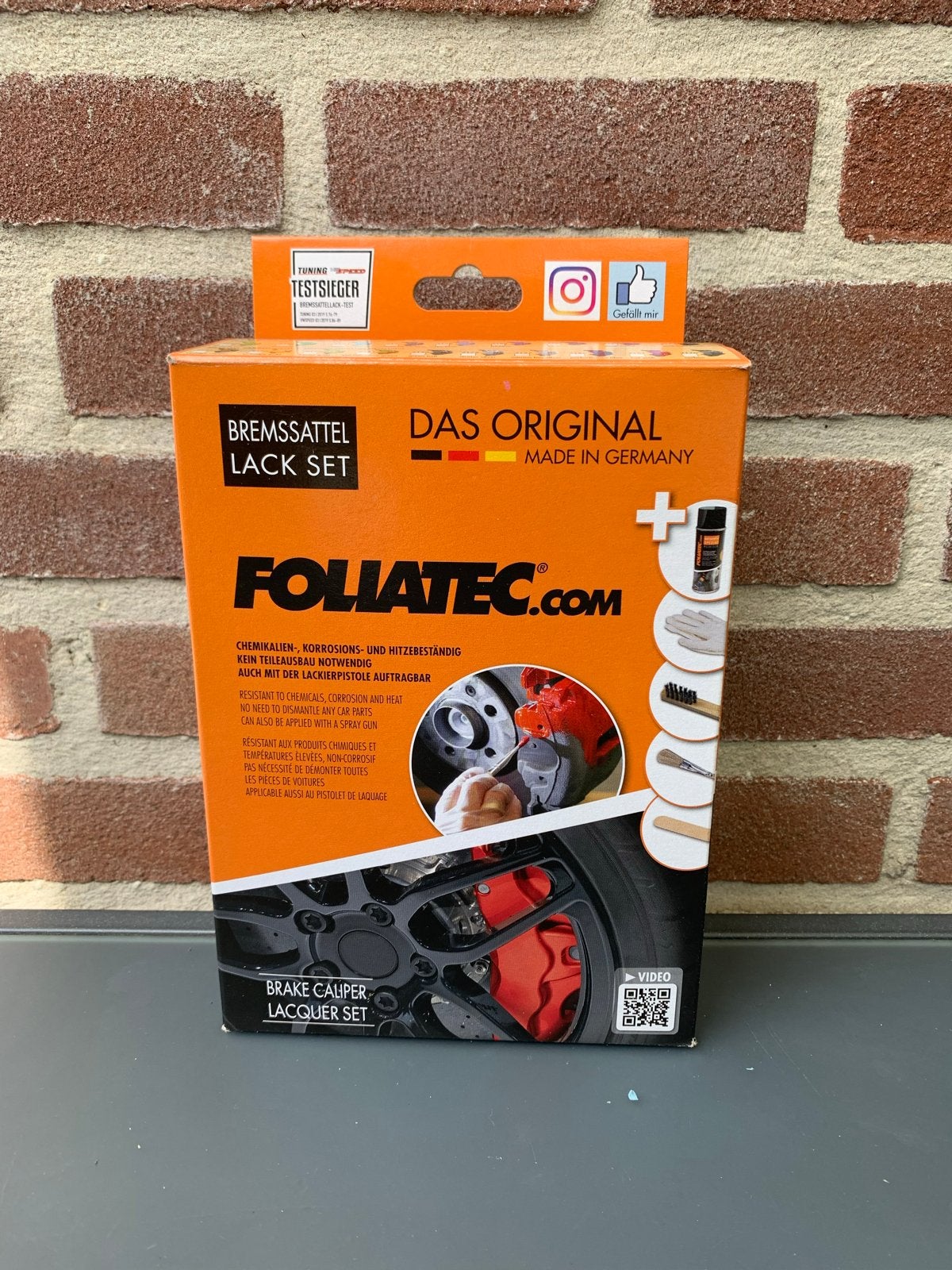 Foliatec Remklauw Lakset Racing Rosso - Nieuw, Auto-onderdelen, Remmen en Aandrijving, Ophalen of Verzenden, Nieuw, Universele onderdelen