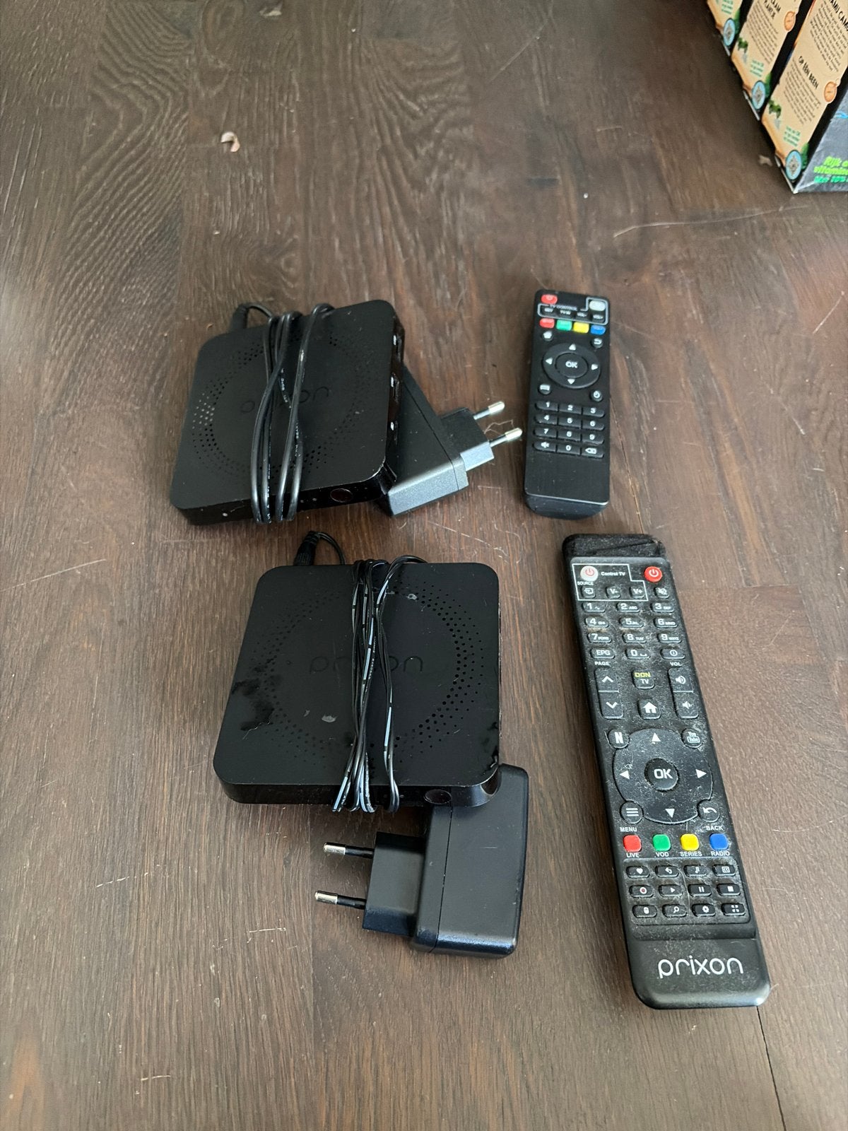 Prixon IPTV Box zonder abonnement - Set van 2, Ophalen of Verzenden, Gebruikt, Decoder
