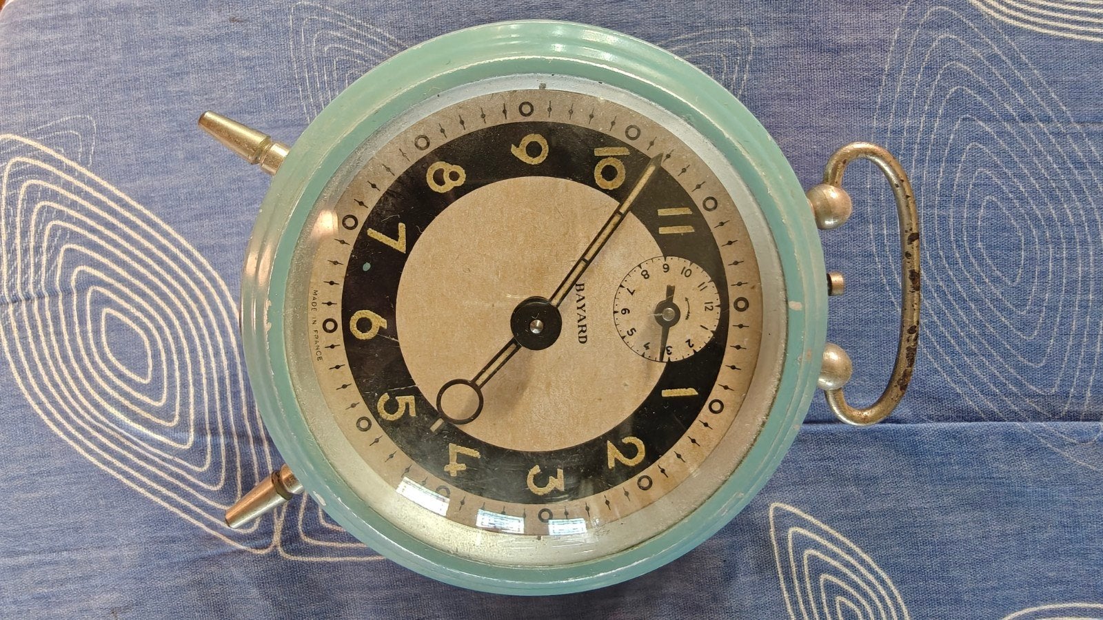 Vintage Wekkers - Set van 3 (Bayard en onbekend), Witgoed en Apparatuur, Wekkers, Ophalen of Verzenden