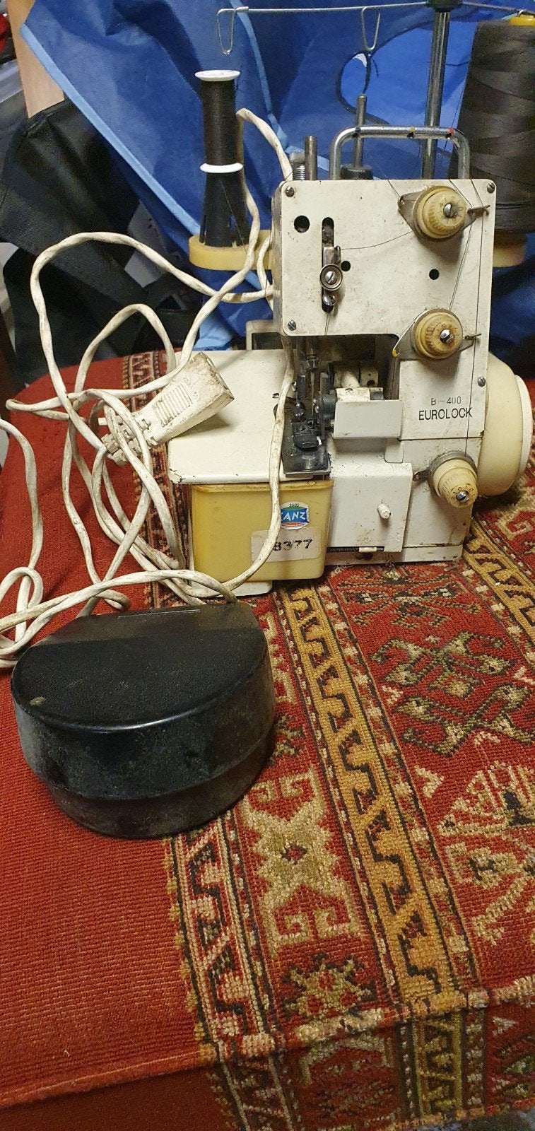 Gebruikte overlockmachine eurolock b-400, Ophalen, Gebruikt, Naaimachine, Overige merken