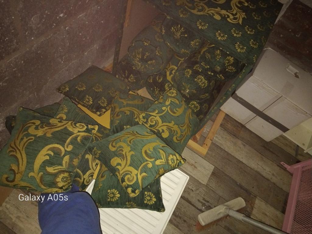 Klassieke Oosterse/Barok Zithoek Set - Groen/Goud, Huis en Inrichting, Banken | Complete zithoeken, Ophalen of Verzenden, Gebruikt