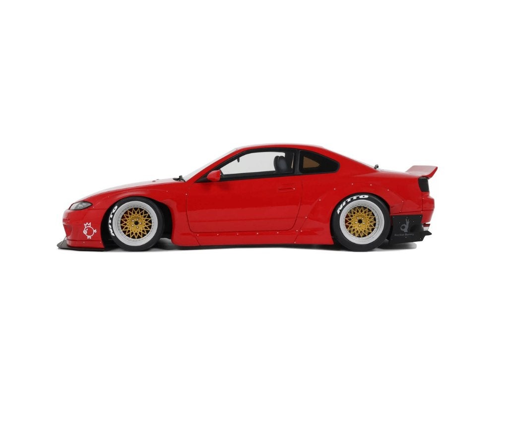 ROCKET BUNNY NISSAN SILVIA S15 ROOD 2014 1/18 OTTO R. OT1115, Verzenden, Nieuw, Auto, OttOMobile
