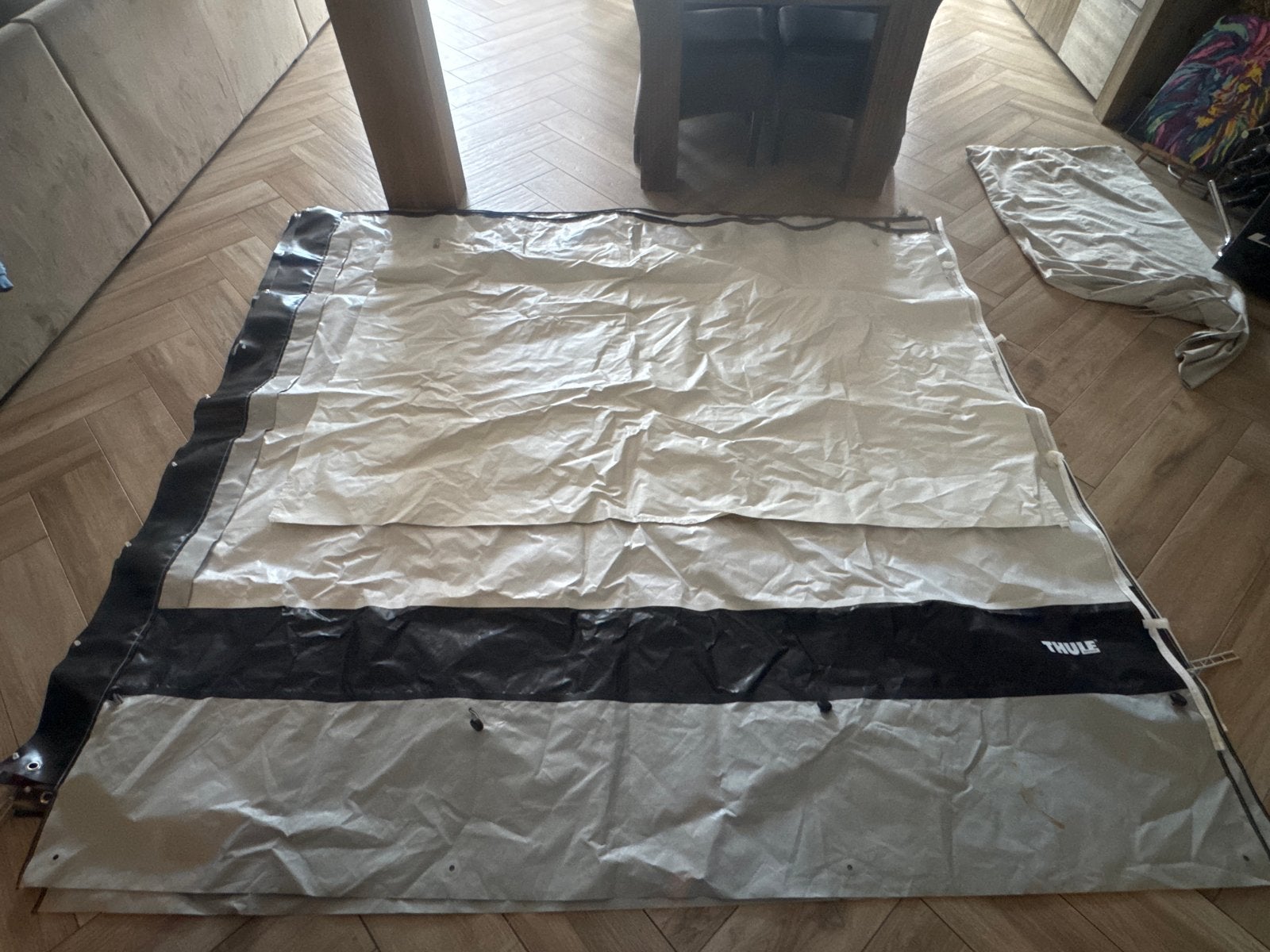Thule Zweden luifel zijwanden 2x 220x250cm met zuignappen, Ophalen, Gebruikt