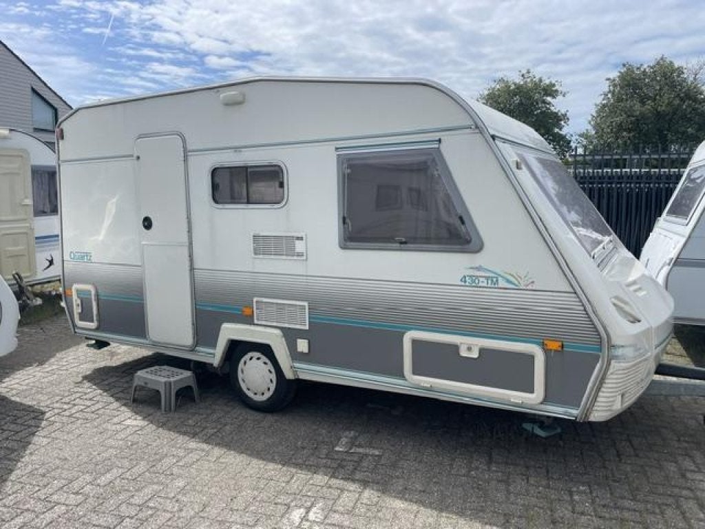 Beyerland Quartz 430 TM 1997; 2xtreinzit tent/luifel, Caravans en Kamperen, Schokbreker, Bedrijf, Treinzit, 750 - 1000 kg