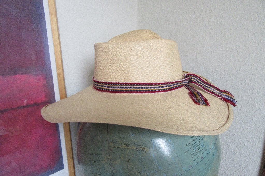 zonnenhoed uit Peru, 55 cm (S, 6⅞ inch) of minder, Hoed, Ophalen of Verzenden, Onbekend
