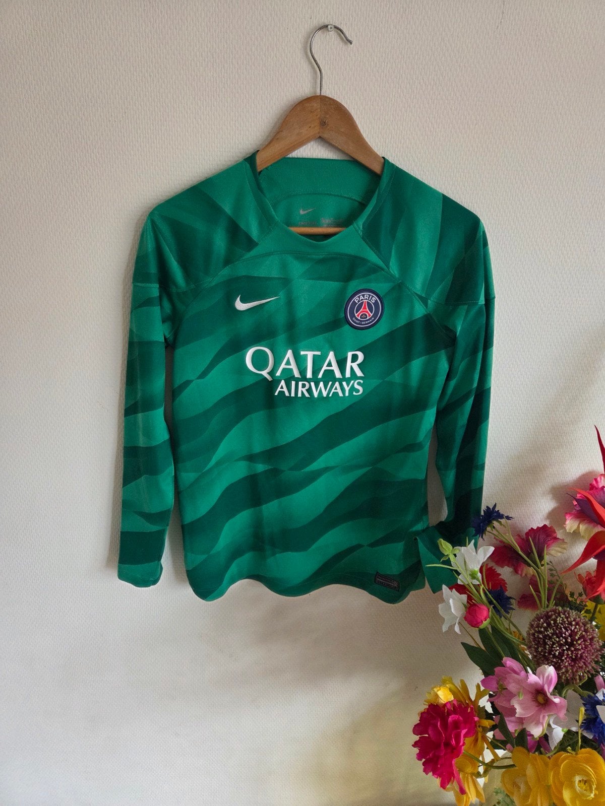 Origineel Nike PSG keepershirt, maat XL kind (maat 158-176), Ophalen, Jongen of Meisje, Zo goed als nieuw, Shirt of Longsleeve