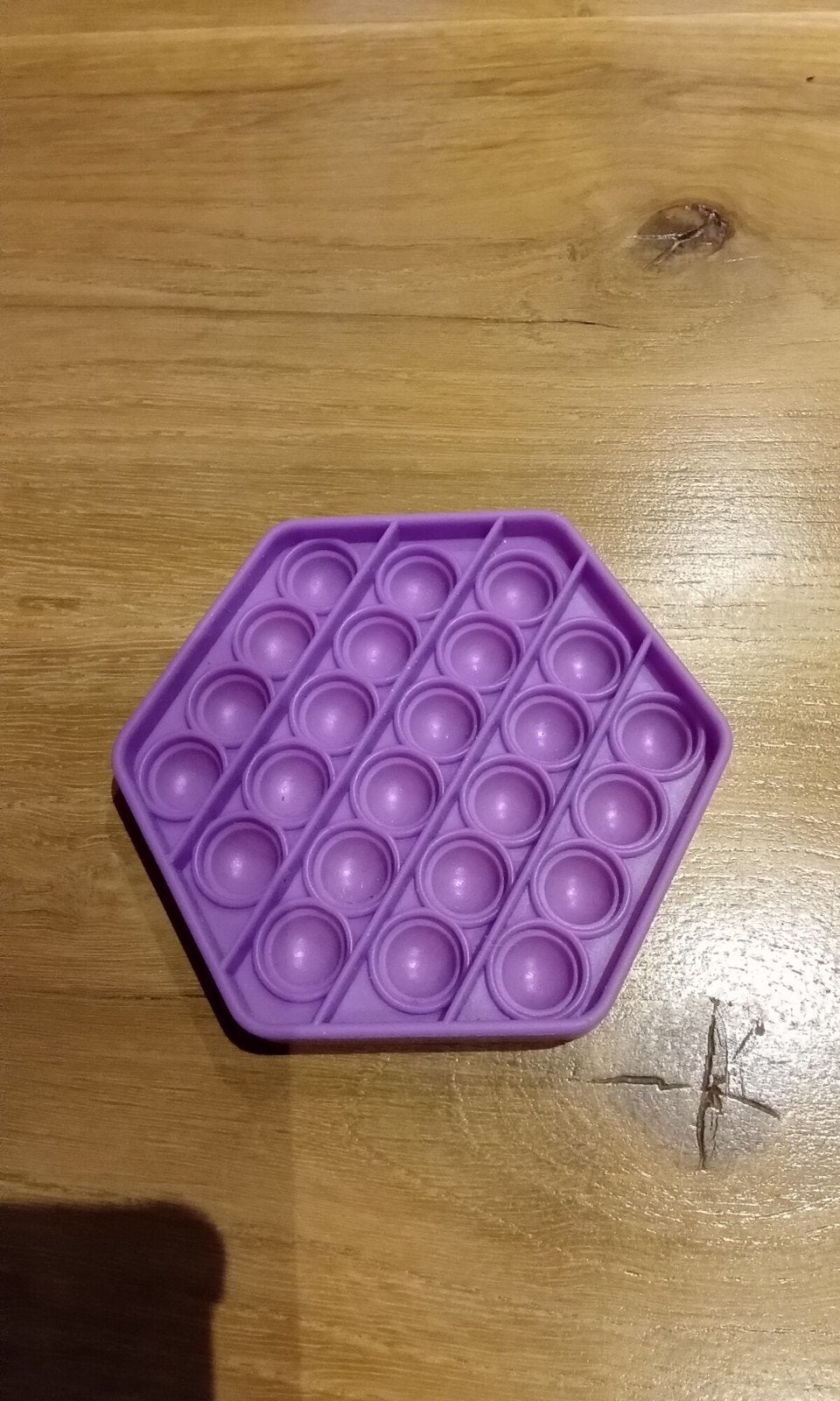 Fidget toys pop it-zeshoek paars, Ophalen of Verzenden