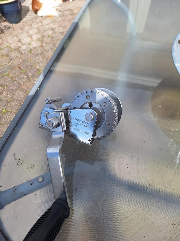 Handlier RVS 270 kg, Ophalen of Verzenden
