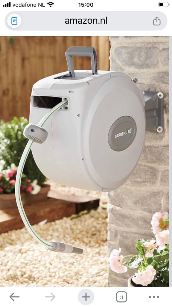 Automatische Tuinslanghaspel - Wandmontage NIEUW Gardenline, Tuin en Terras, Ophalen of Verzenden, Nieuw, Tuinslanghaspel