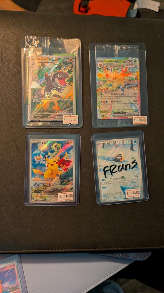 Verschillende Pokemon kaarten, Ophalen of Verzenden, Nieuw, Losse kaart, Foil