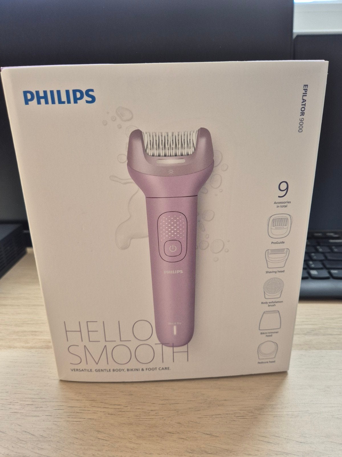 Philips Epilator Serie 9000 Cordless Wet & Dry, Ophalen of Verzenden, Zo goed als nieuw, Scheren en Epileren