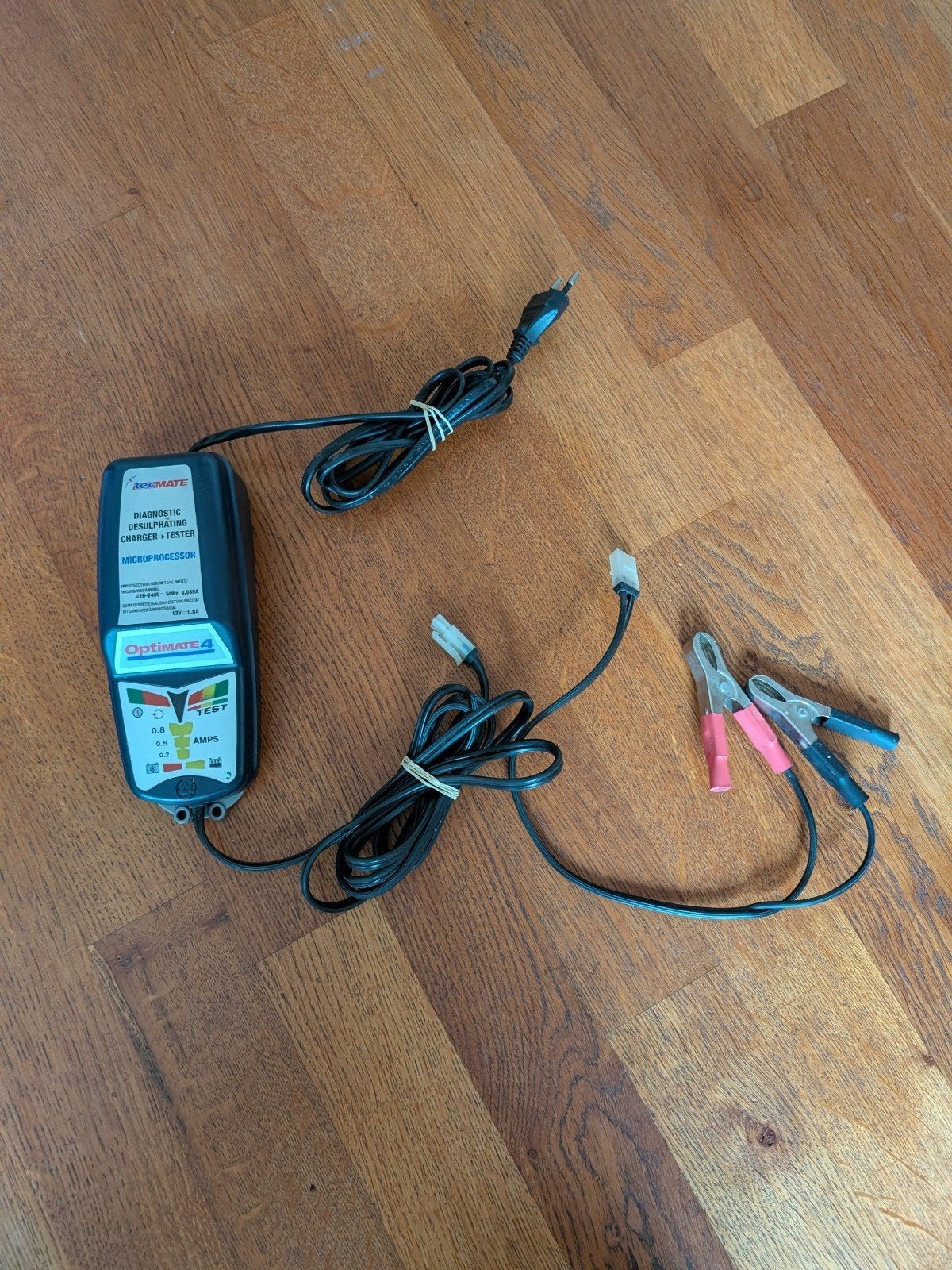 Optimate 4 motor druppellader acculader, Motoren, Ophalen of Verzenden