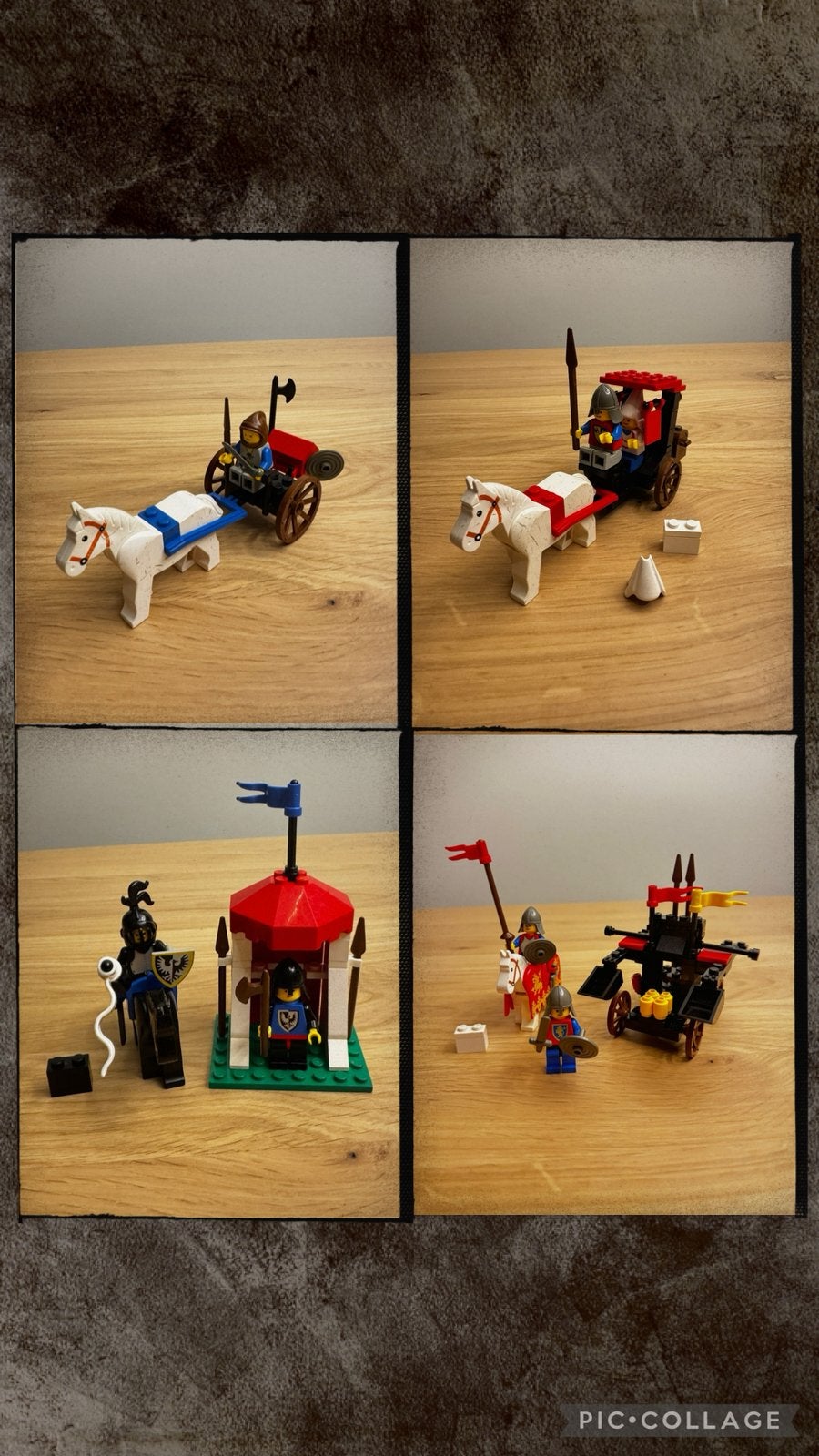 LEGO Castle sets 6010 + 6023 + 6035 + 6039, Kinderen en Baby's, Lego, Compleet, Ophalen of Verzenden, Zo goed als nieuw