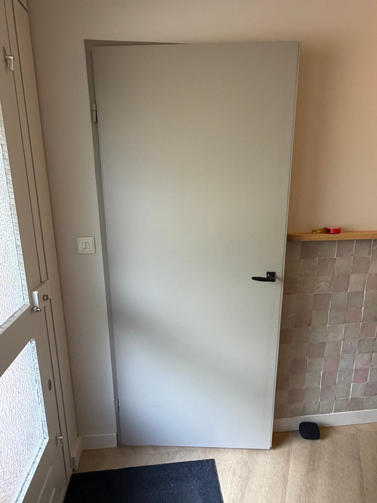 Zware brandwerende opdekdeur, Ophalen, Gebruikt, 80 tot 100 cm, Binnendeur