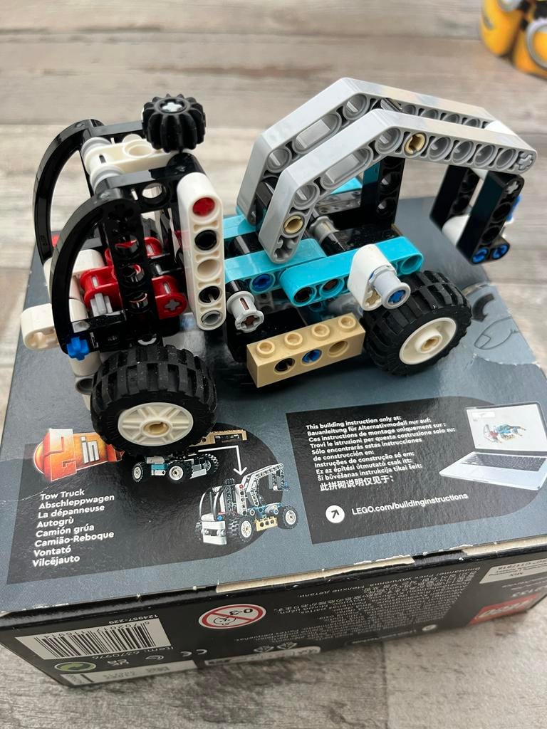 Lego Technic 42133 2-in-1 verreiker/sleepwagen (z.g.a.n.), Lego, Ophalen of Verzenden, Zo goed als nieuw, Technic