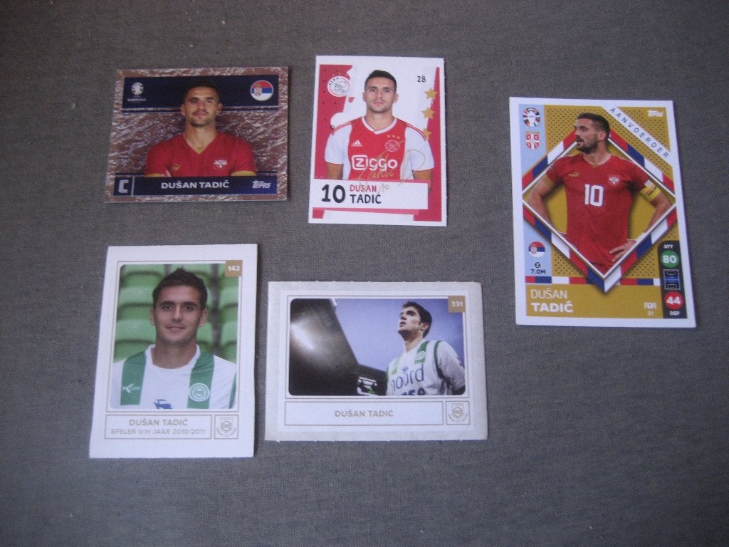 dusan tadic servie ,groningen ajax nec, Ophalen of Verzenden, Zo goed als nieuw, Overige binnenlandse clubs, Poster, Plaatje of Sticker