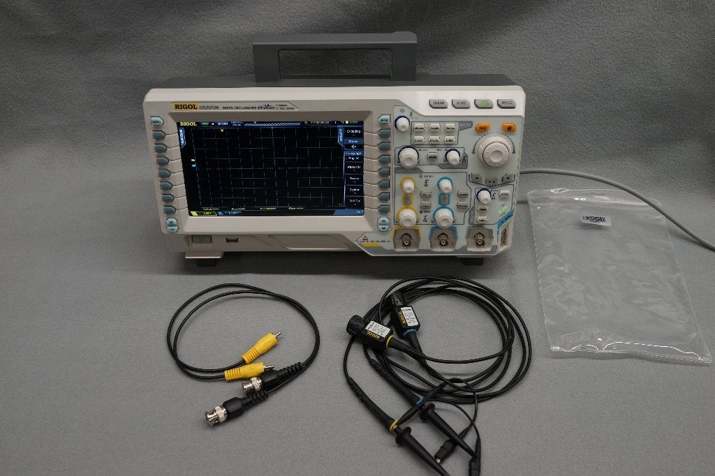 RIGOL DS2072A Digitale Oscilloscoop inclusief meetprobes, Doe-het-zelf en Verbouw, Ophalen of Verzenden, Zo goed als nieuw