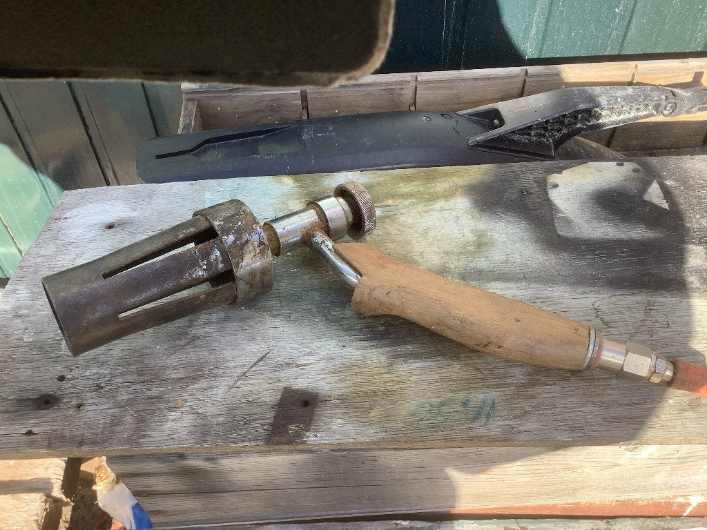 Brander voor dakrollen, Ophalen of Verzenden, Gebruikt