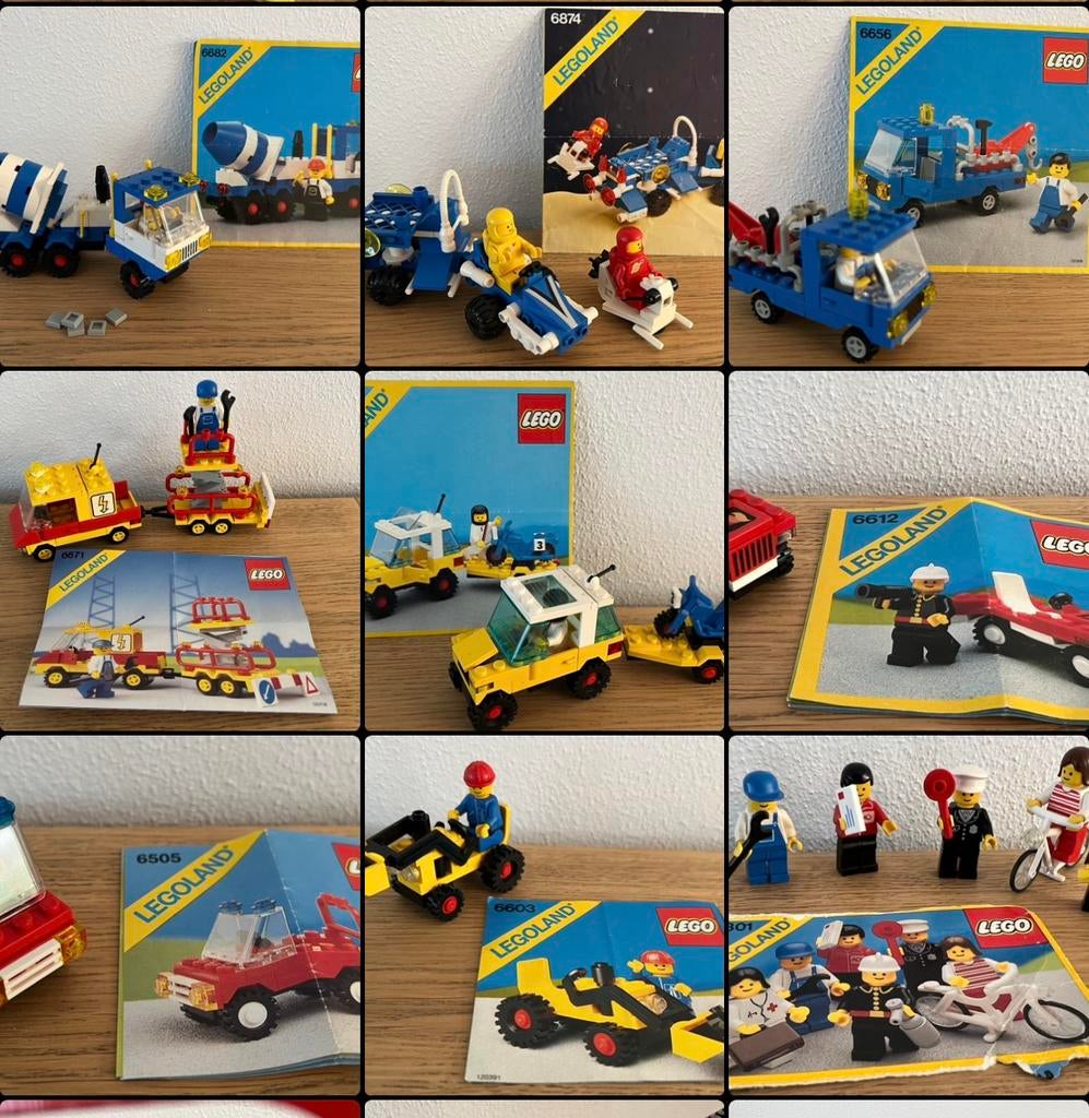 Heel veel oude lego setjes vintage retro, Ophalen of Verzenden, Gebruikt, Complete set, Lego