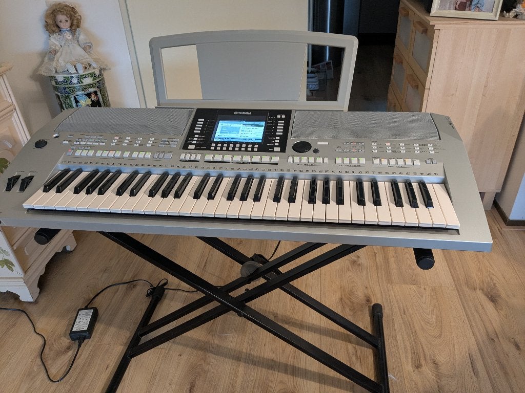 Complete Keyboard Yamaha PSR-910 met accessoires, Ophalen, Yamaha, Aanslaggevoelig, 61 toetsen