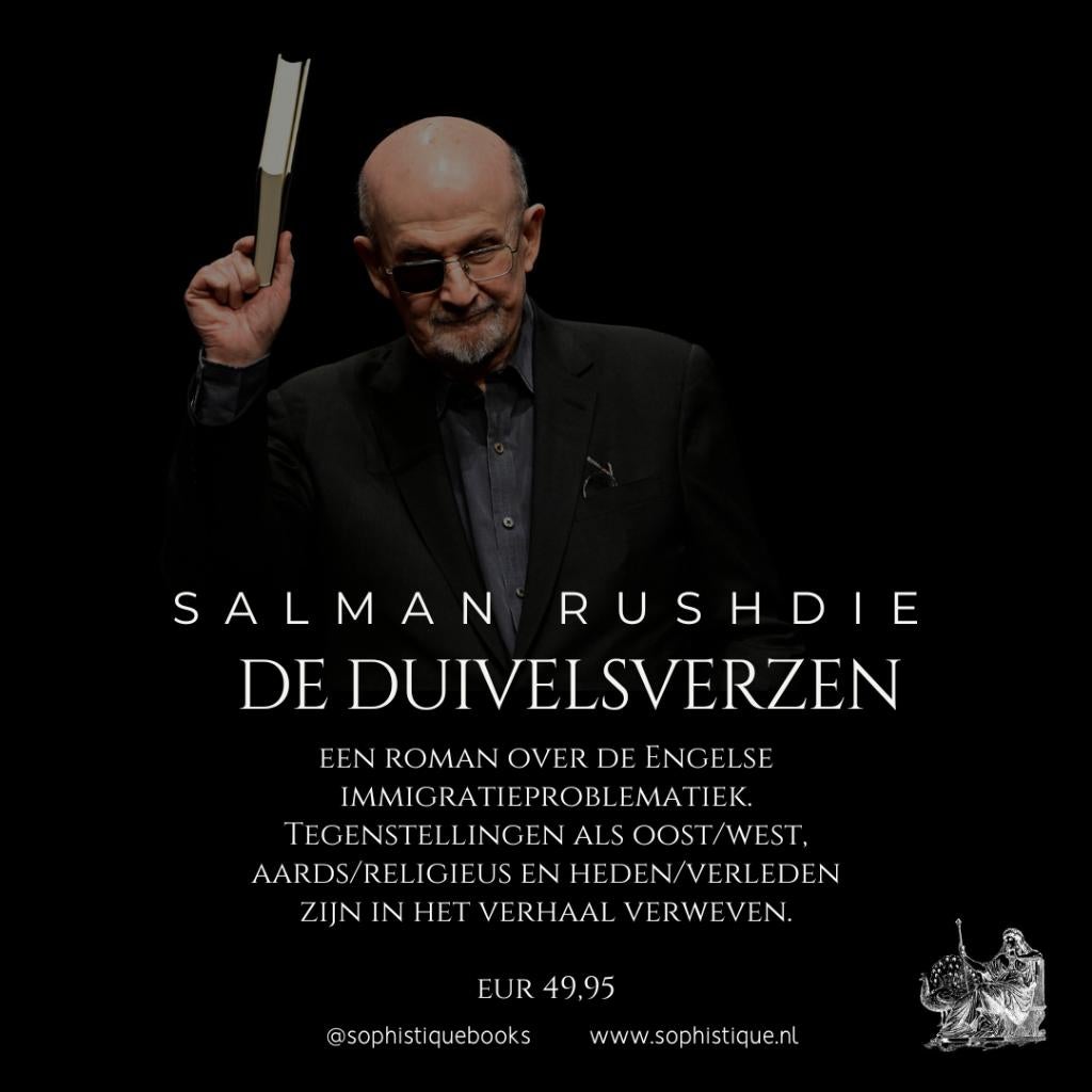 Eerste druk NL Editie Salman Rushdie De duivelsverzen 1989, Ophalen of Verzenden, Zo goed als nieuw