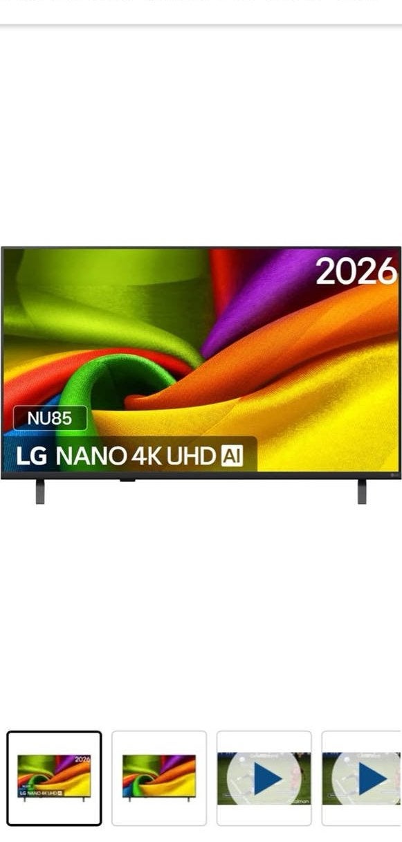 LG 65NU850B6LA Ultra HD 4K LED-tv - 65 inch Nieuw, Audio, Tv en Foto, Ophalen, LED, Zo goed als nieuw, 100 cm of meer
