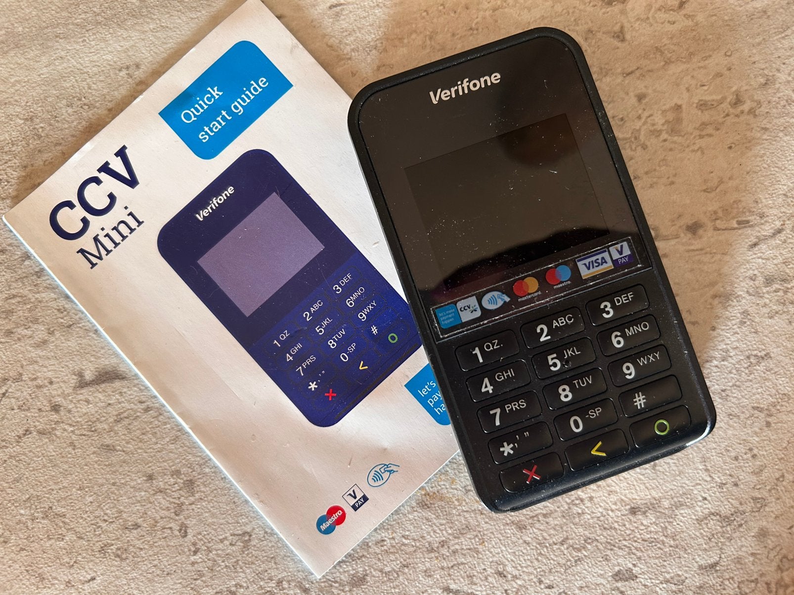 Verifone mini pin apparaat z.g.a.n., Ophalen of Verzenden