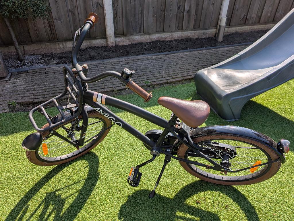 Jongensfiets 20 inch, Ophalen, Terugtraprem, Gebruikt, Handrem