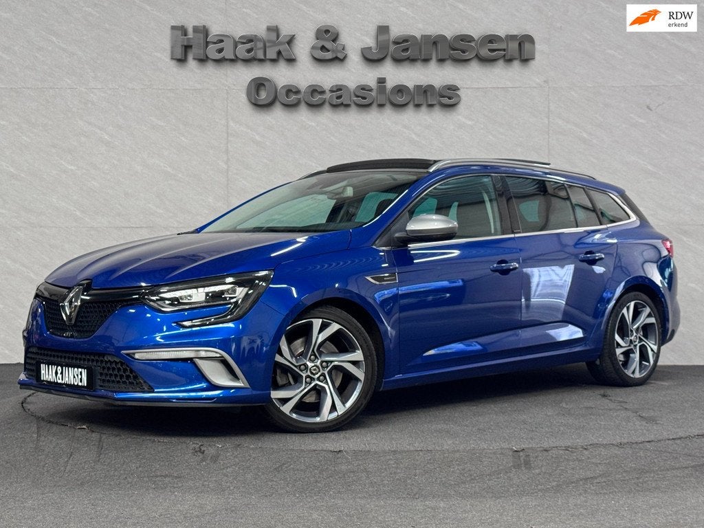Renault Mégane Estate GT 1.6 TCe Bose Panoramadak Keyless V, Zwart, 4 cilinders, 25 km/l, Mégane